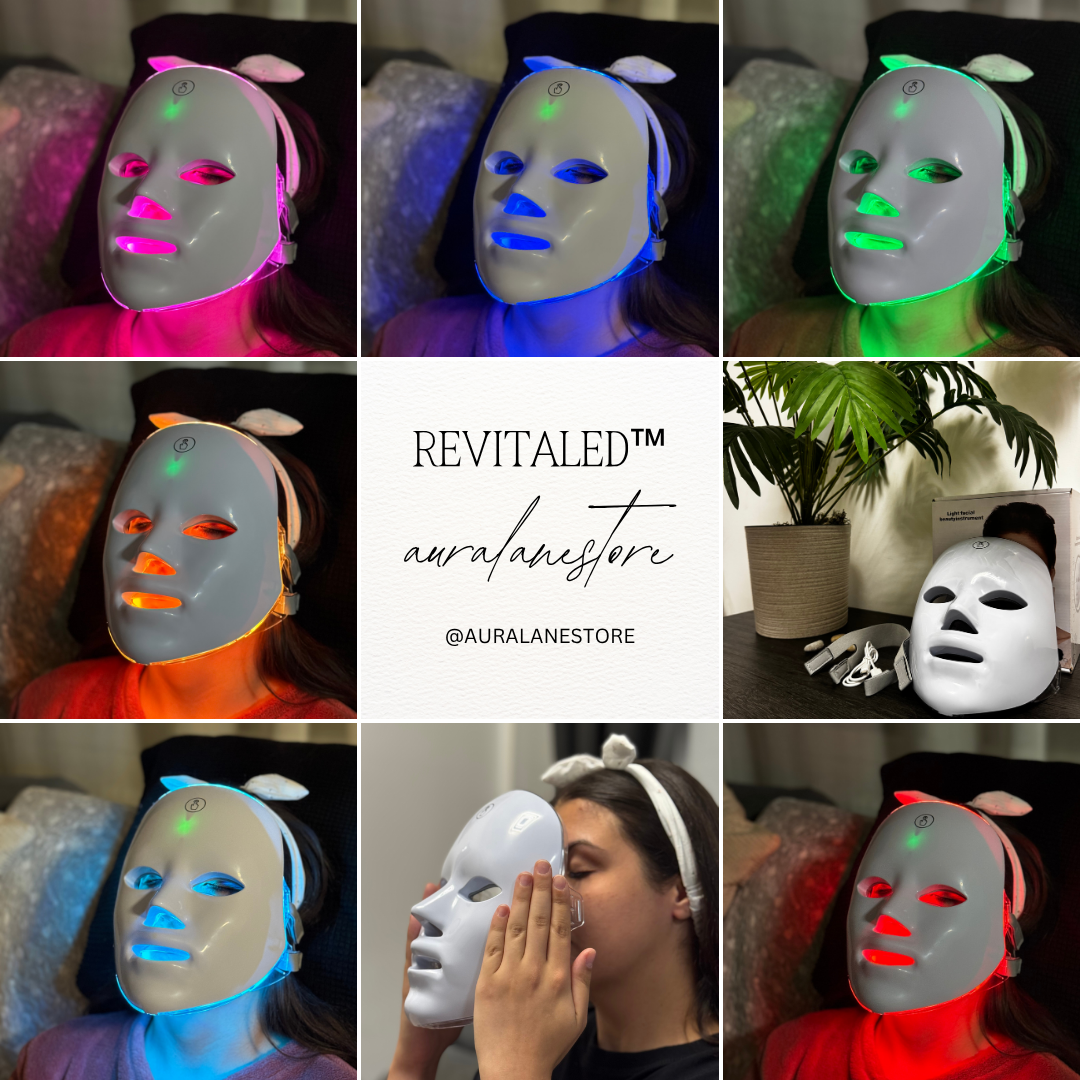 Mascara facial ledterapia - REVITALED™